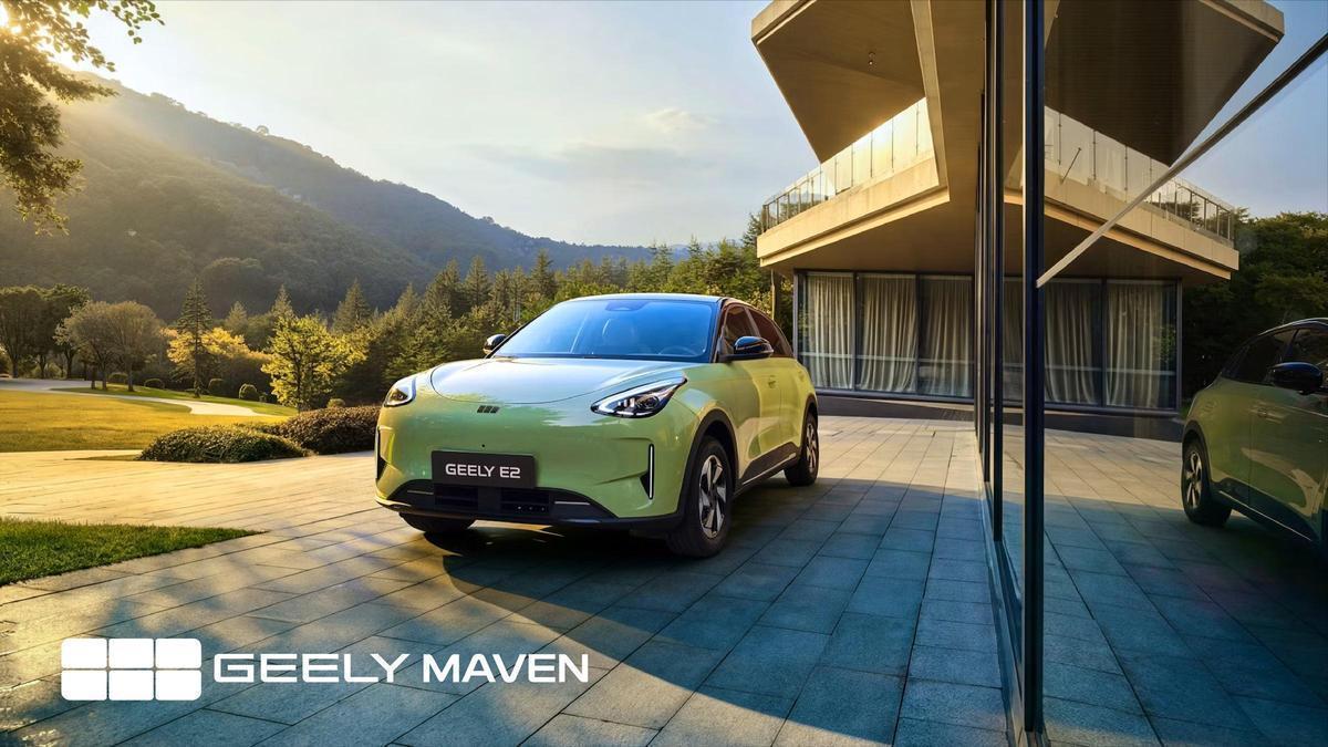 El Geely E2, el compacto eléctrico de Geely.