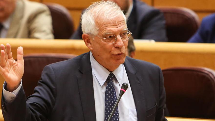 Josep Borrell en el Senado.