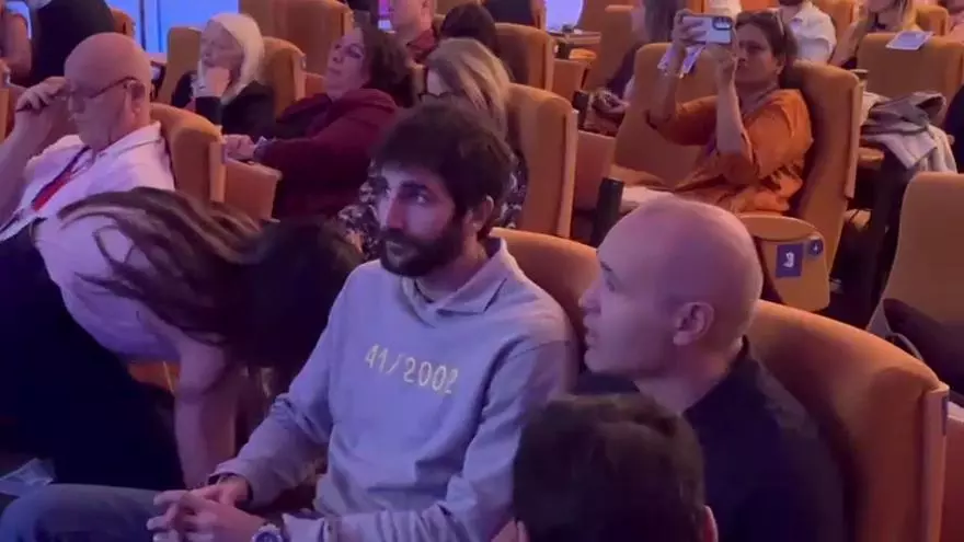 Andrés Iniesta y Ricky Rubio, en el Hospital de la Vall d’Hebrón