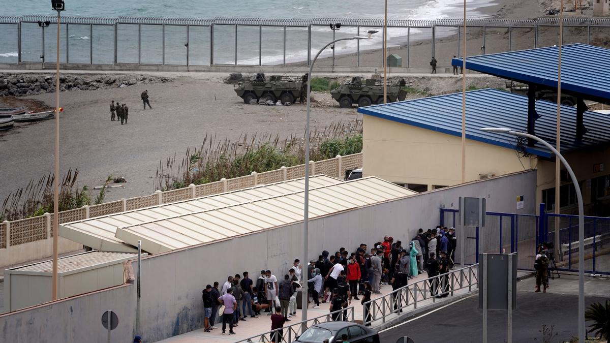 Crisis migratoria en Ceuta