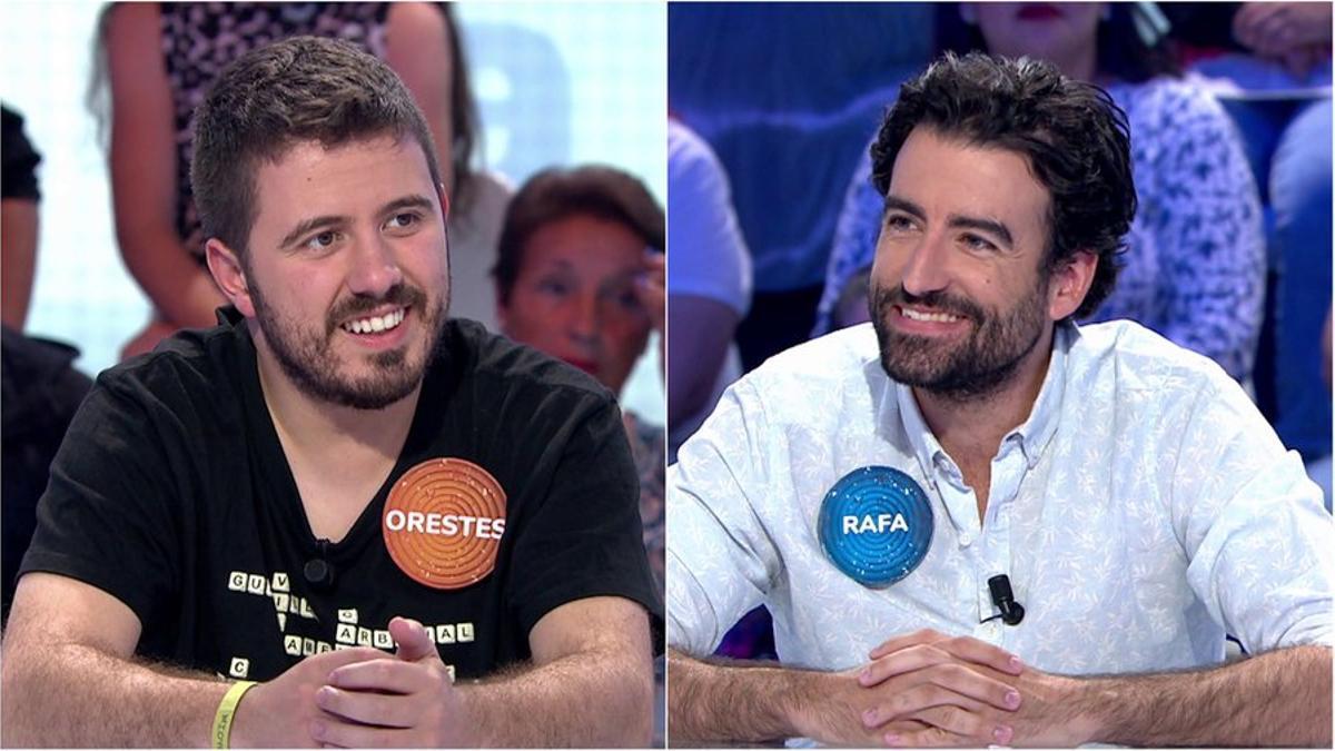 Pasapalabra: Rafa y Orestes llevan muchos meses compitiendo en el rosco e intentando llevarse el bote.