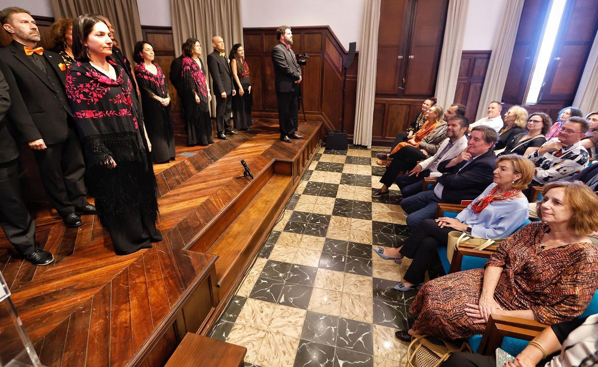 Camerata Lacunensis durante su actuación.