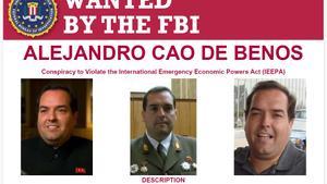 Notificación del FBI sobre Alejandro Cao de Benós