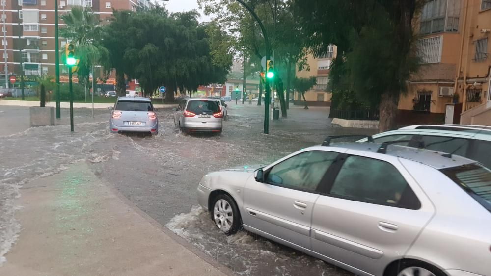 Avenida de Europa, en Málaga capital.