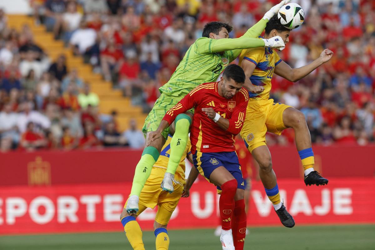 España - Andorra, el amistoso preparatorio para la Eurocopa de Alemania 2024, en imágenes.