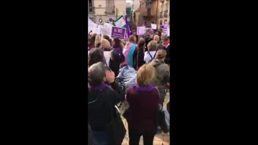 Insultos a Francisco de la Torre en la manifestación contra la violencia machista