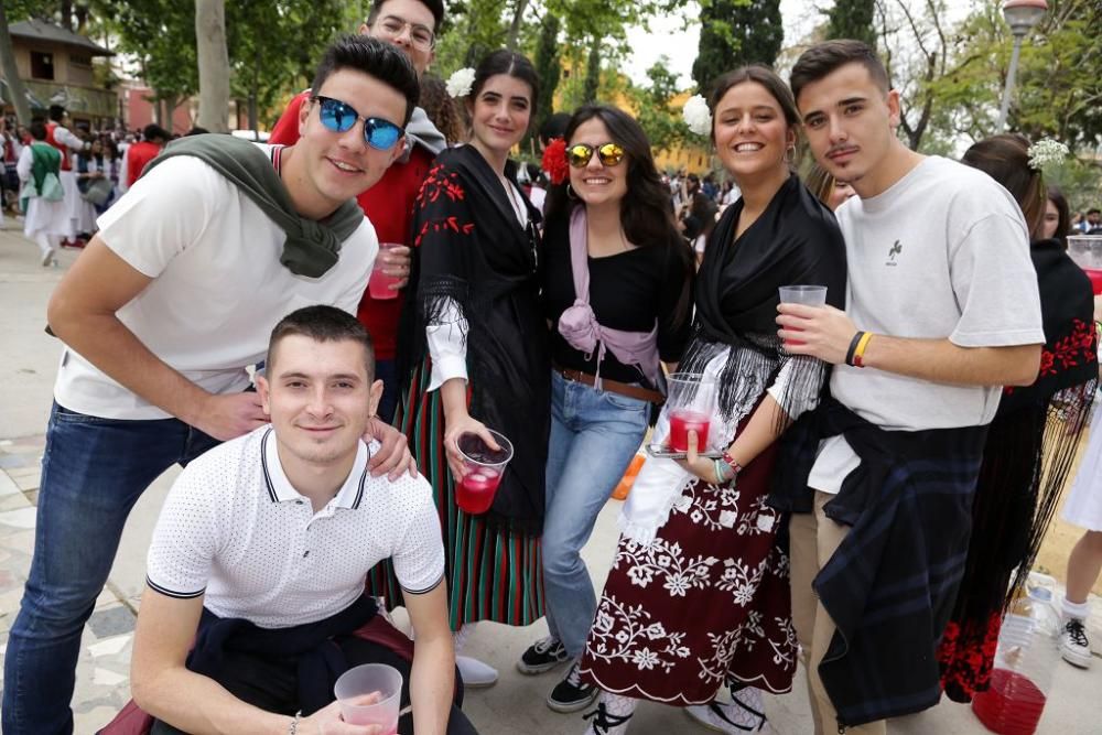 Ambiente en el Jardín de la Fama en el Bando de la Huerta