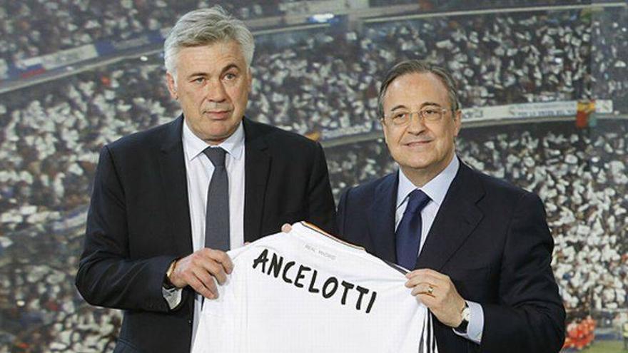 Florentino lanza a Ancelotti el reto de la Champions