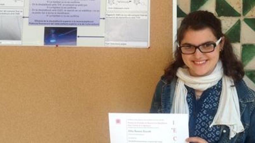 Una alumna de l´Institut Lacetània rep una distinció de la Societat Catalana de Química