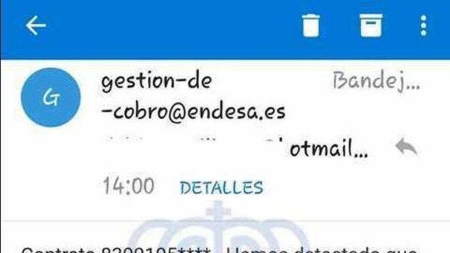 La Policía Nacional alerta de una estafa sobre la factura de luz de Endesa