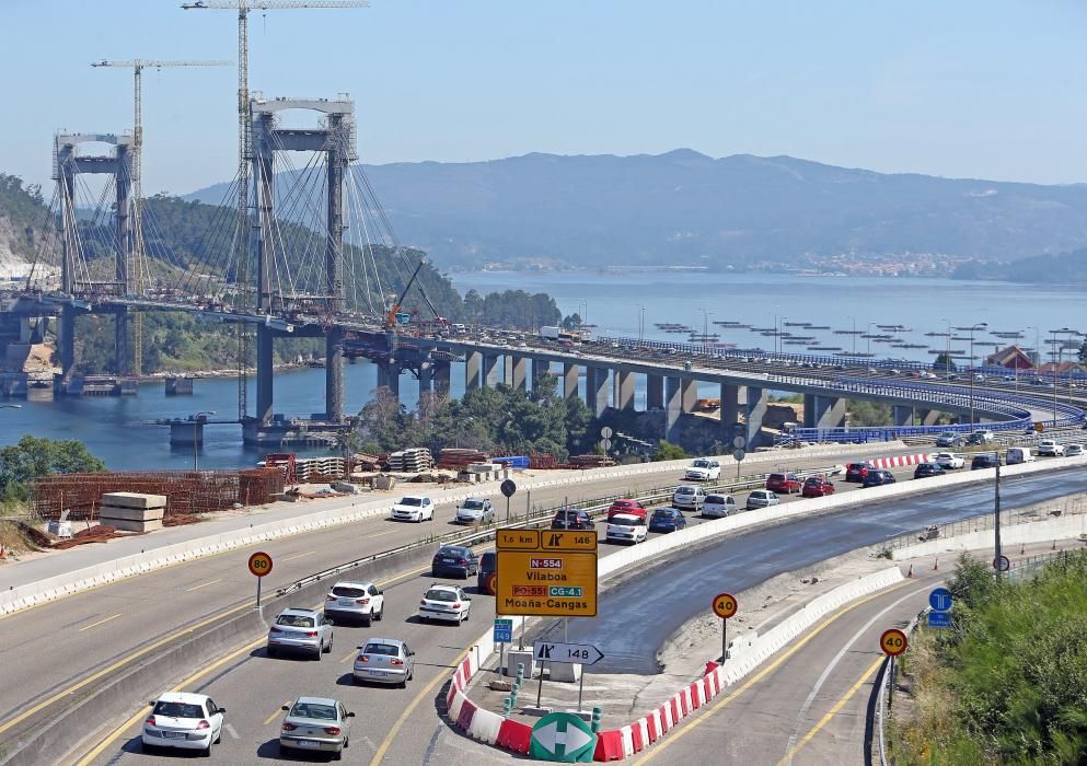 Colapso en las salidas de Vigo