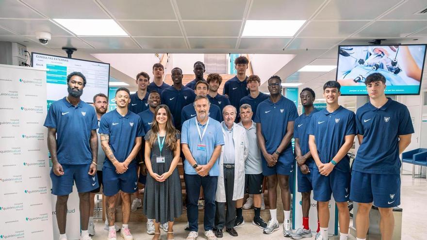 El UCAM Murcia CB inicia la temporada con sus reconocimientos médicos en el Hospital Quirónsalud Murcia