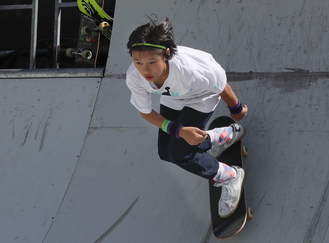 Ginwoo Onodera, “skater” japonés de 11 años, asombra al público de O Marisquiño