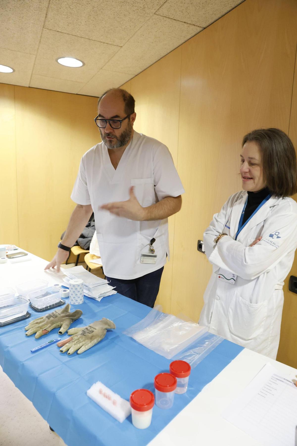 La jornada de simulación clínica del Hospital de Cabueñes, en imágenes