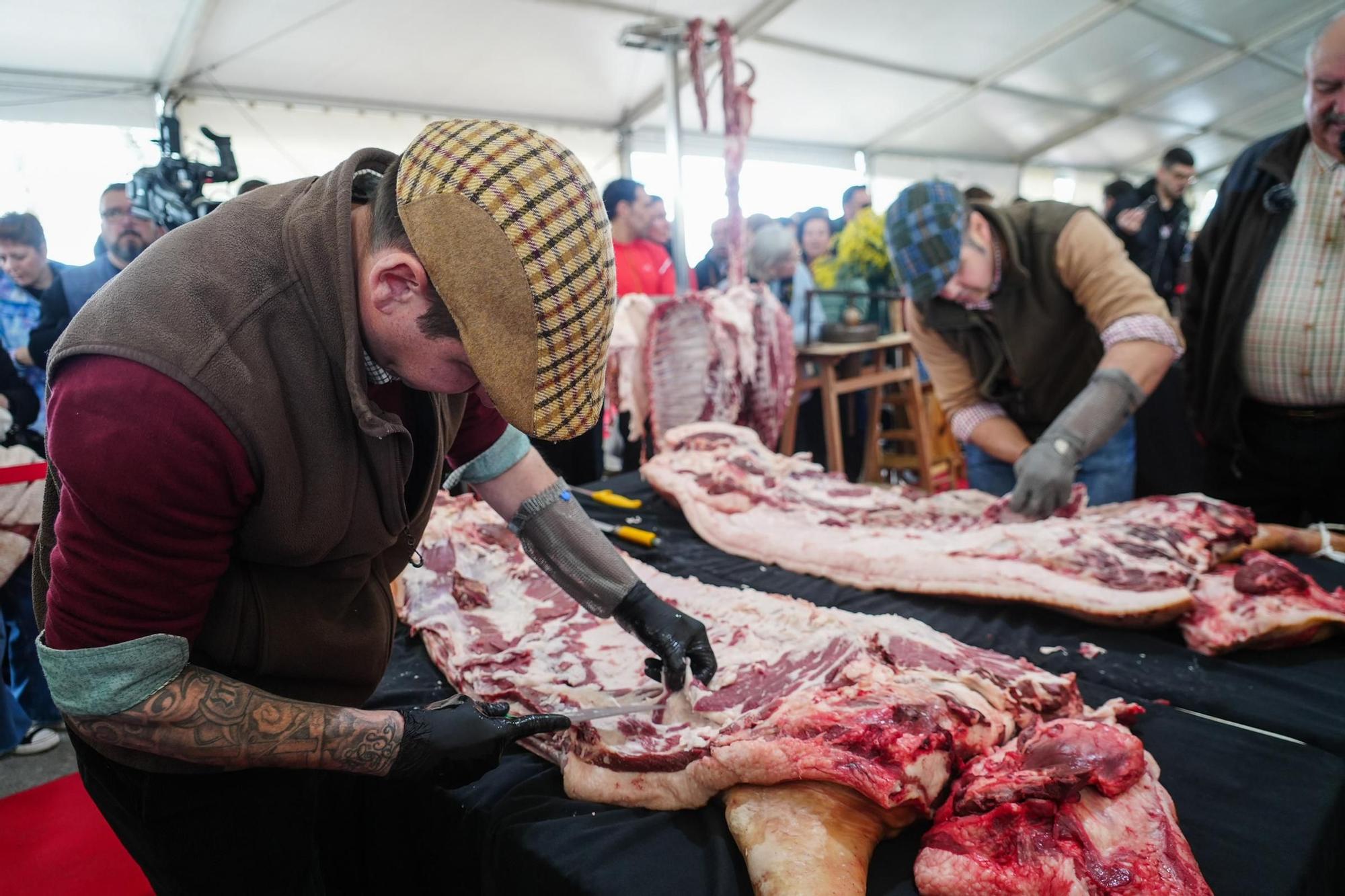 Villanueva de Córdoba revive el ritual de la matanza