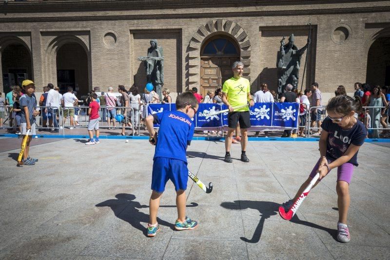 Día del Deporte en la Calle en la Plaza del Pilar de Zaragoza