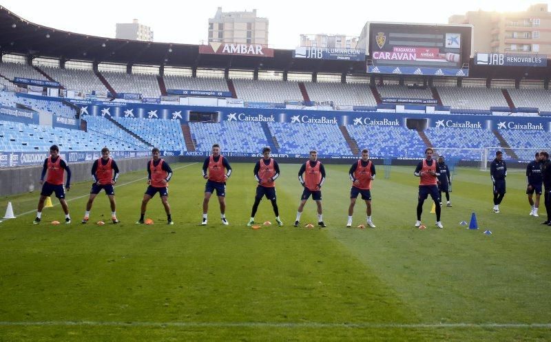 Entrenamiento del Real Zaragoza, 24 de noviembre