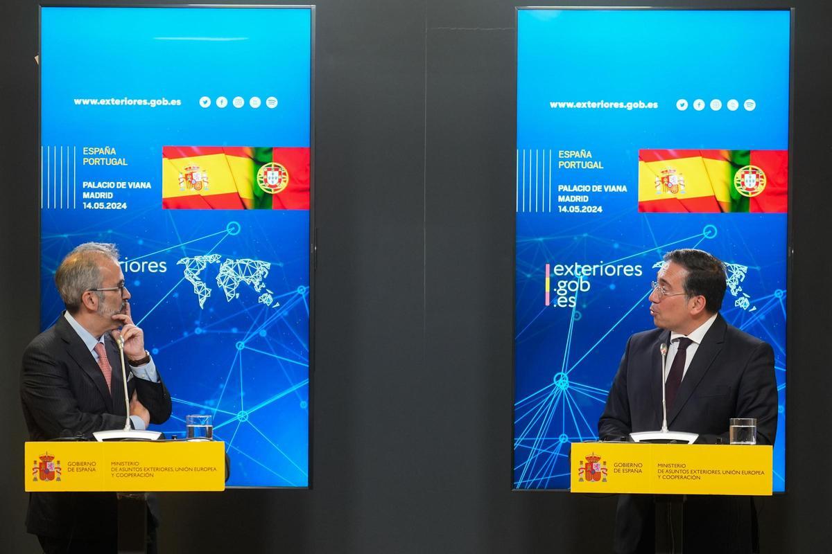 Paulo Rangel y Jose Manuel Albares tras su reunión en Madrid