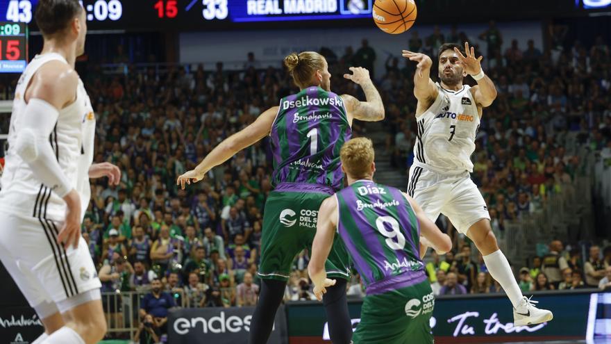 El Real Madrid noquea al Unicaja y jugará la final de la Liga Endesa ante el Valencia Basket