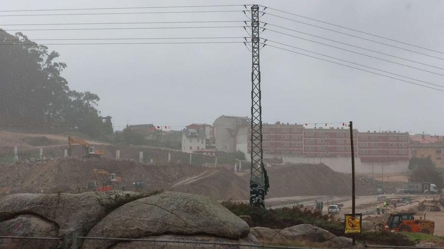 Las obras de Visma avanzan con el soterramiento de la línea eléctrica