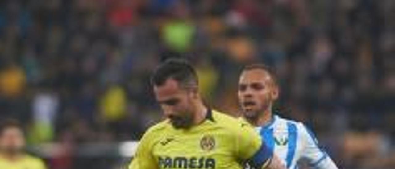 Mario, en el partido ante el Leganés.