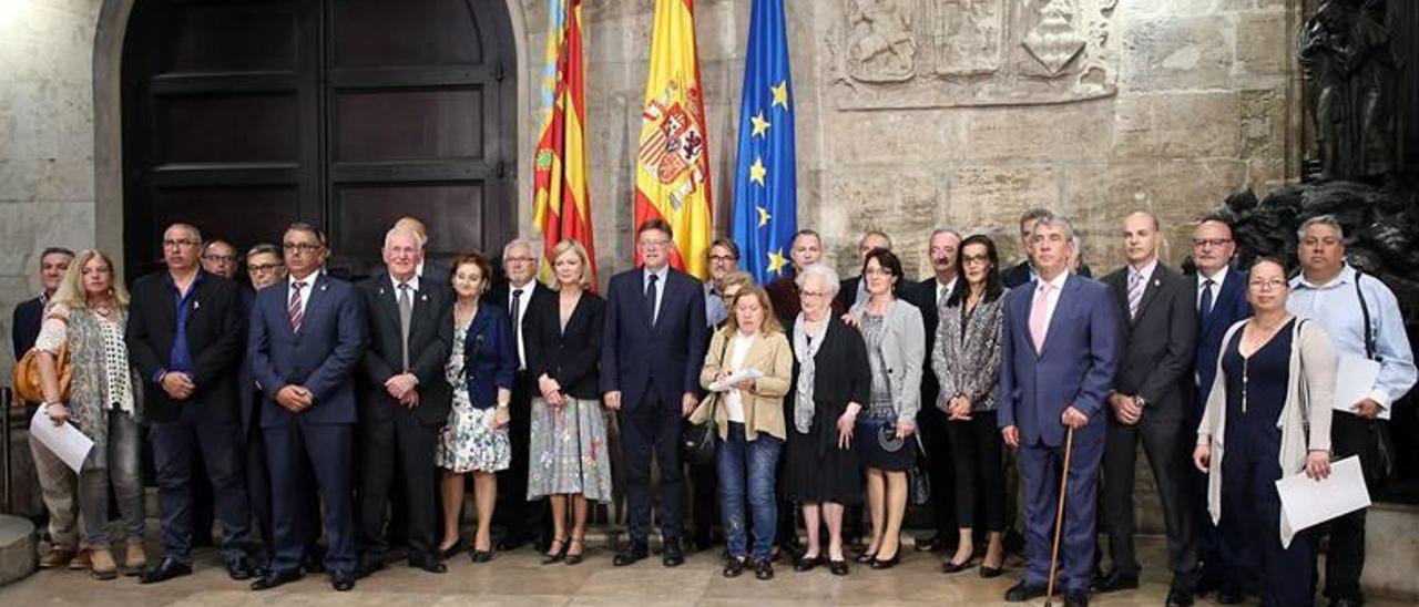 Las asociaciones de víctimas del terrorismo se reunieron esta semana con el presidente de la Generalitat, Ximo Puig, y con la consellera Gabriela Bravo.