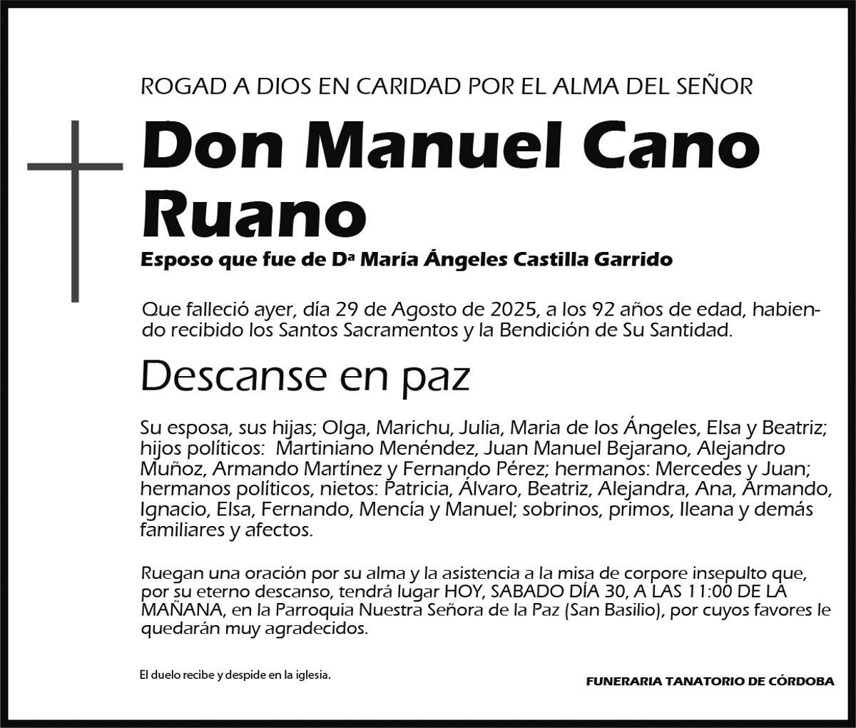 Manuel Cano Ruano