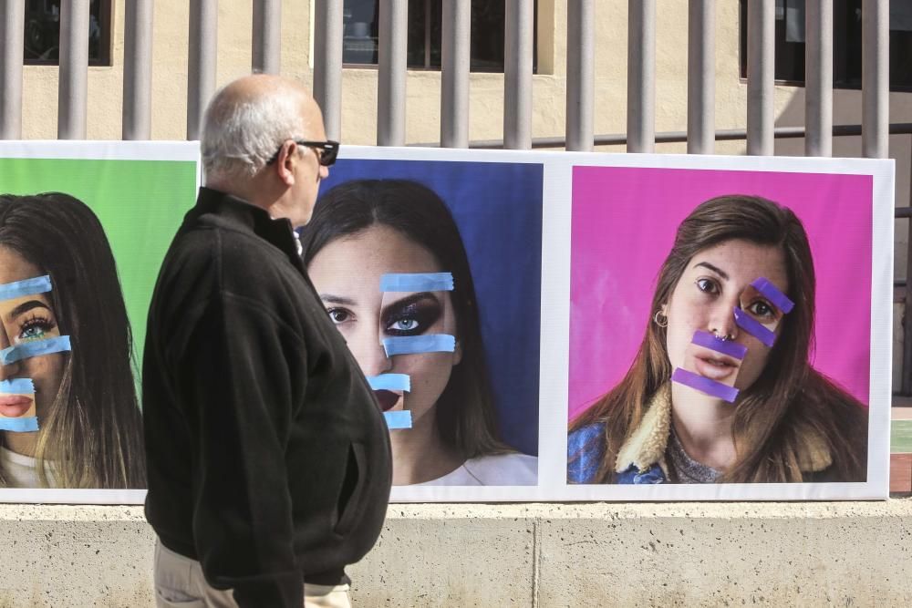 PhotoAlicante bate su récord de intervenciones urbanas y saca a la calle los proyectos de 14 artistas entre Alicante y Sant Joan.