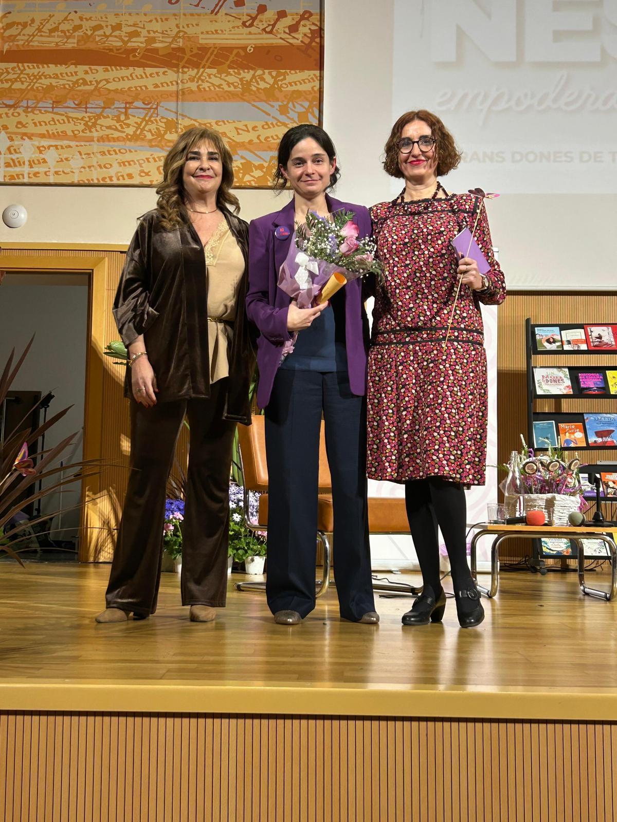 Mariví Andreu, Lydia del Canto, secretario de Estado de Comunicación y ex directora de Levante-EMv, y Laura Sena exdelegada de l'Horta de Levante-EMV.