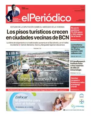 La portada de EL PERIÓDICO del 9 de octubre de 2025
