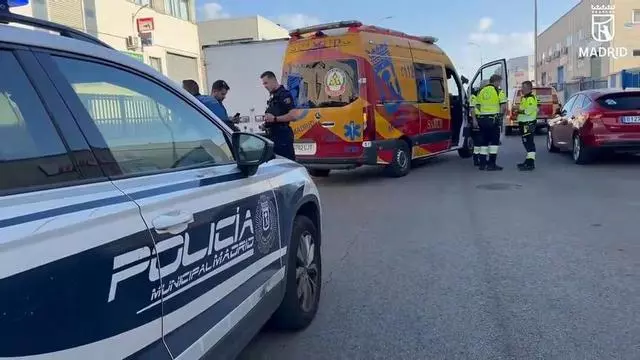 Herido al caer desde 6 metros en una nave de Villaverde durante una fiesta familiar