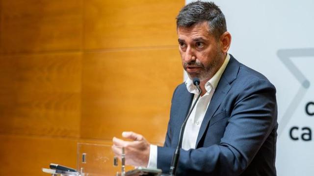 El portavoz de CC en San Bartolomé de Tirajana, Alejandro Marichal, ayer. |