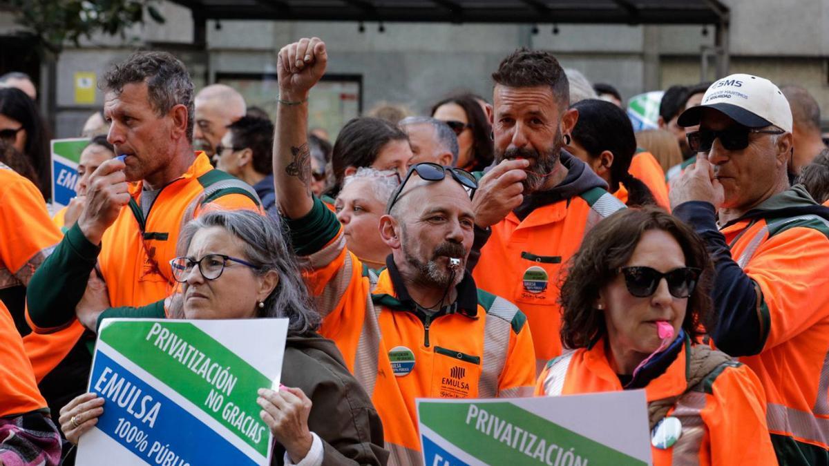 VÍDEO: Así fue la rueda de prensa de los trabajadores de EMULSA