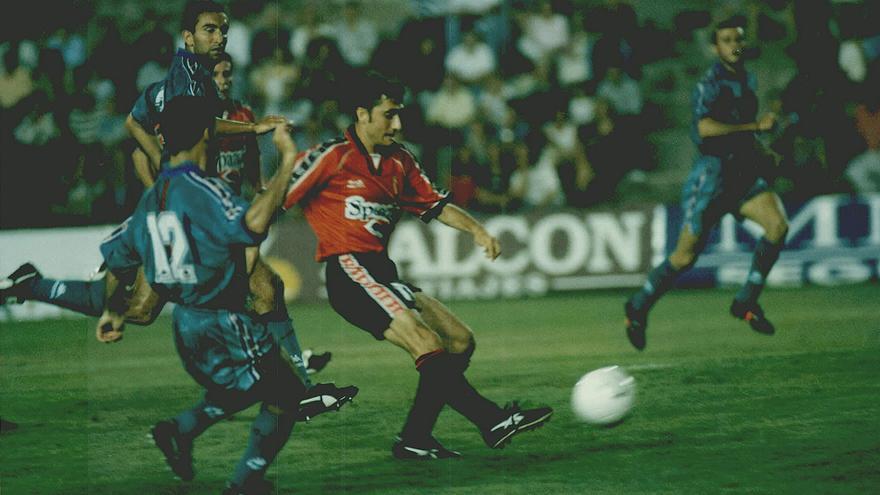 Ernesto Valverde, durante su etapa en el Real Mallorca