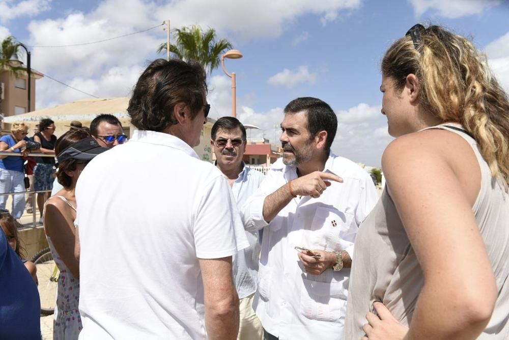 Protestas por el estado del Mar Menor en Los Nieto