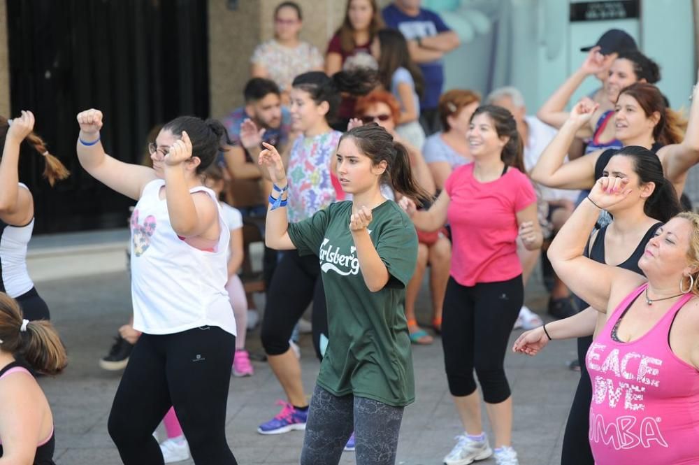 La Alberca se pone en forma a ritmo de zumba