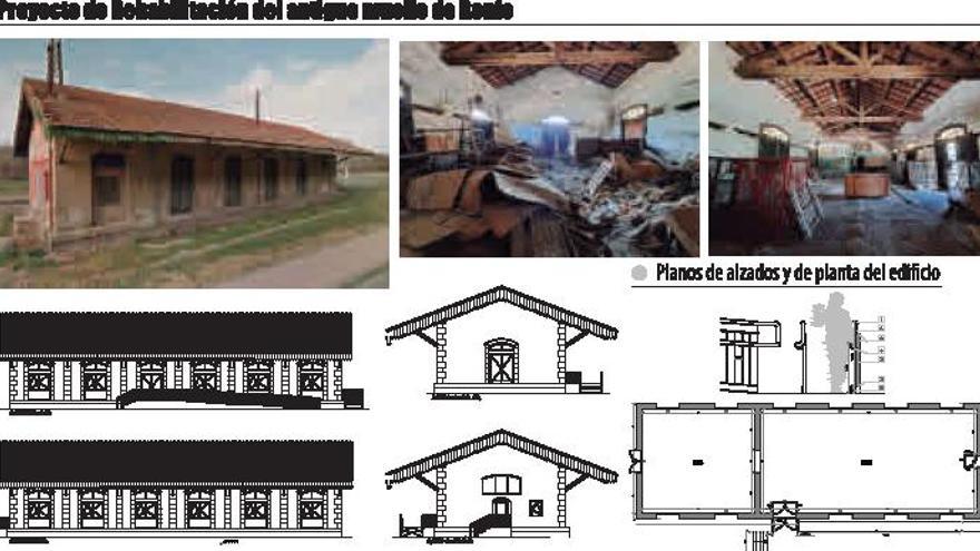 Infografía con los planos en planta y los cuatro alzados del edificio de Paquexpres una vez ejecutadas la reforma.