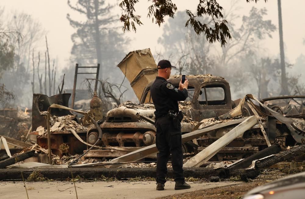 Varios incendios forestales dejan 10 muertos en California