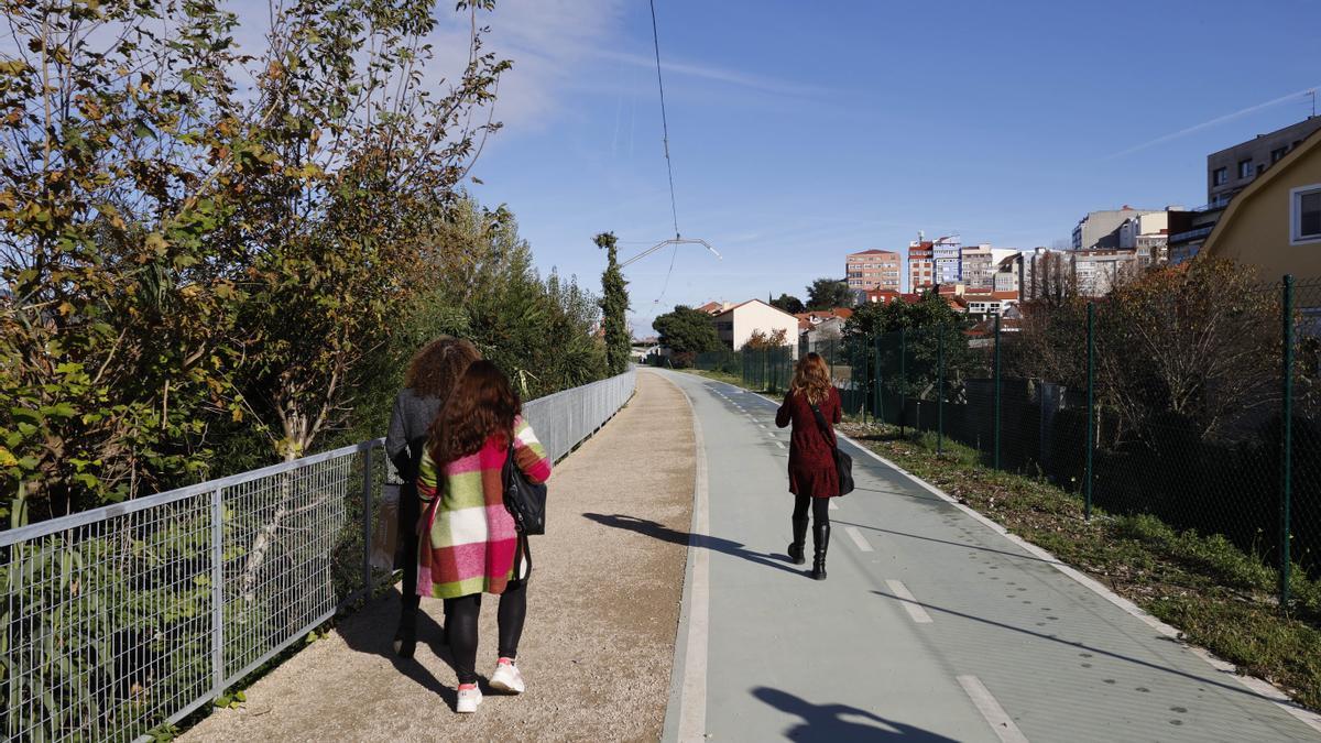 La Vía Verde de Vigo logra el distintivo de Sendero Azul en este 2023.
