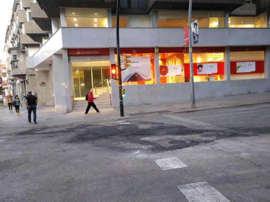 Girona intenta tornar a la normalitat després dels aldarulls de dimecres a la nit