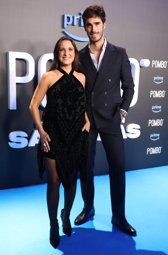 Marta Pombo y Luis Zamalloa en el estreno del documental Pombo