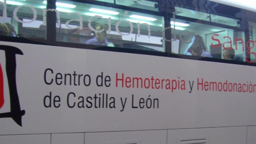 Unidad móvil de hemoterapia.