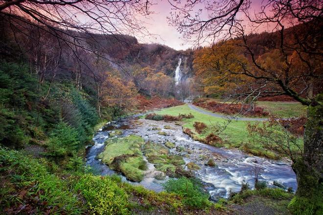 Powerscourt waterfall, Irlanda