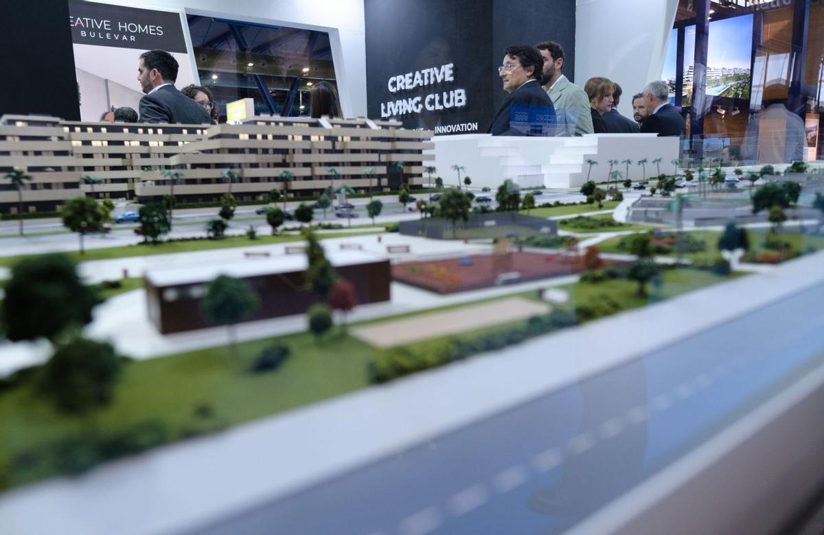 Una imagen de la edición de este año del salón inmobiliario Simed, celebrada este mes de noviembre. | GREGORIO MARRERO