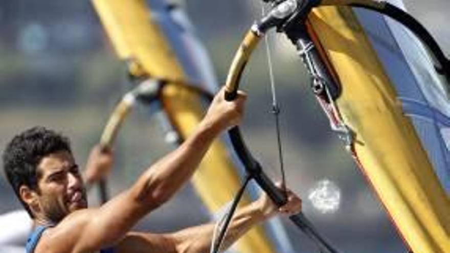 Iván Pastor, durante una regata del pasado año.