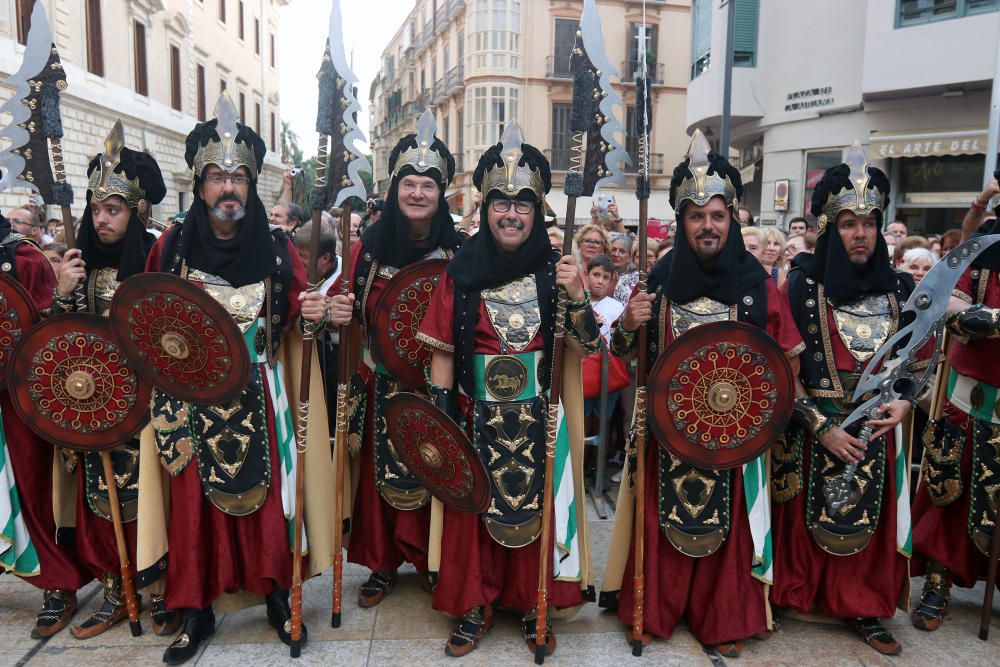 Cabalgata histórica en el Centro de Málaga