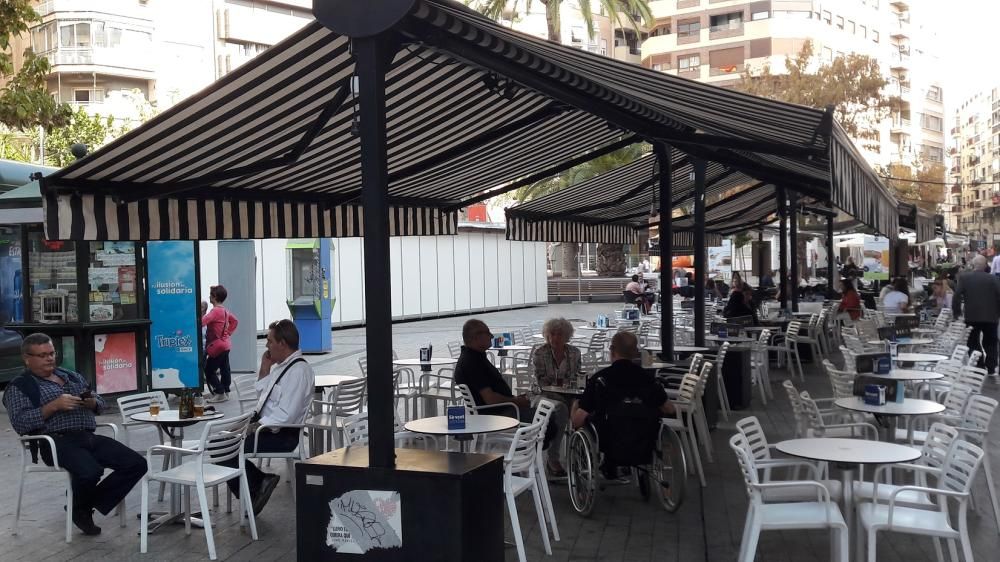 Ahora Murcia denuncia que la plaza Santo Domingo se ha convertido "en una auténtica ratonera"