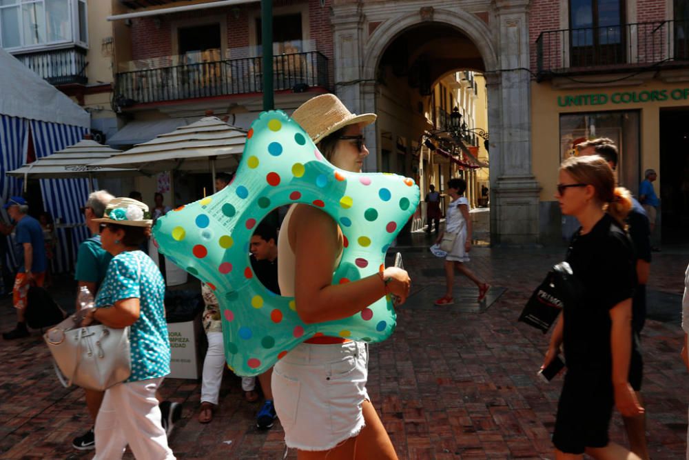 Ambiente en la Feria de Málaga del martes 20 de agosto