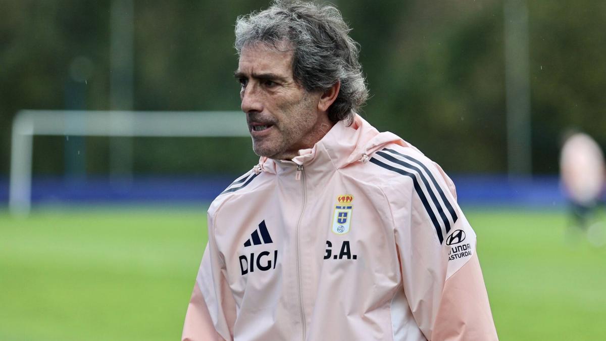 Así fue el primer entrenamiento de Guillermo Almada con el Real Oviedo