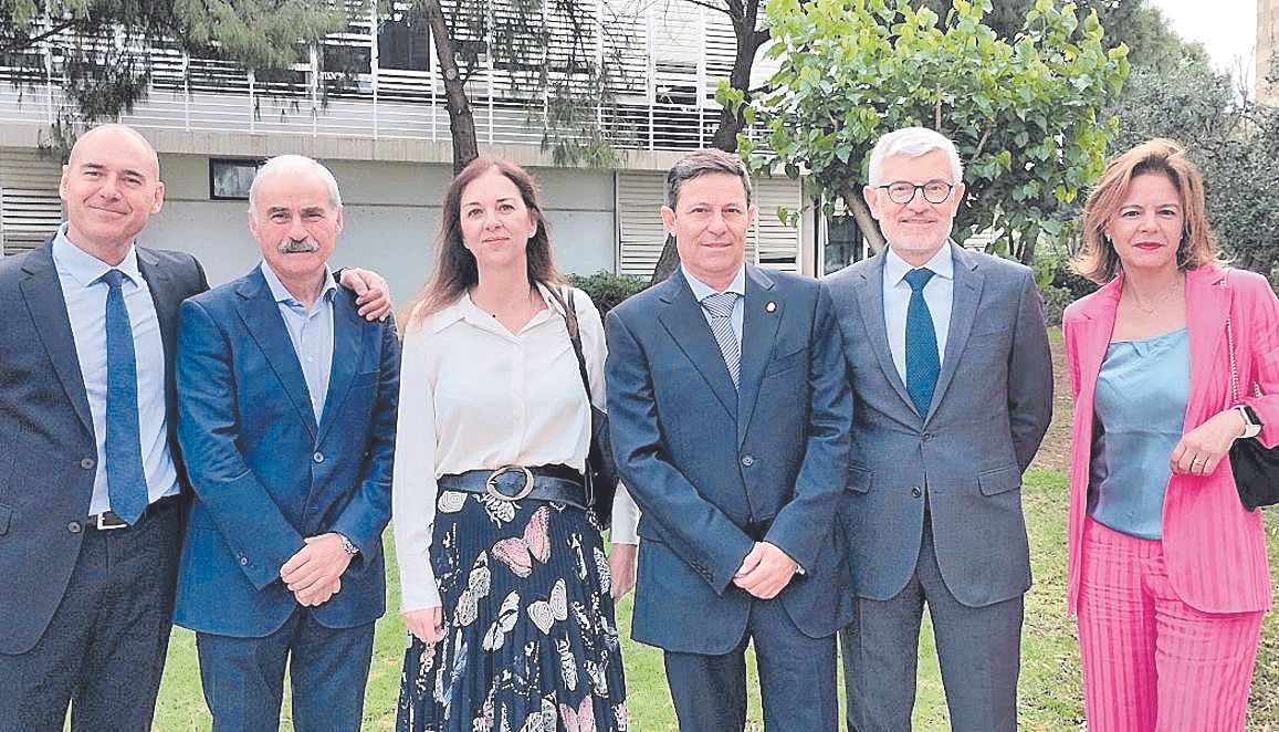 Carlos Langa, Biel Abraham, María Plomer, Oscar Mayol, Ángel Rivera y Celia Torrebadella.